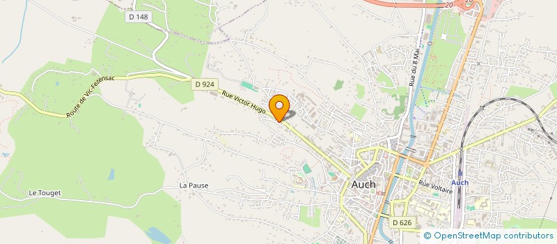localisation de l'entreprise CRT IMMO à AUCH