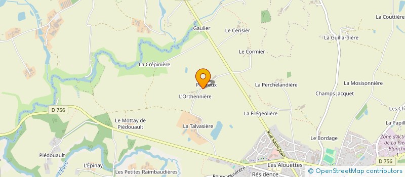 localisation de l'entreprise CRT IMMOBILIER  BEAUPREAU-EN-MAUGES