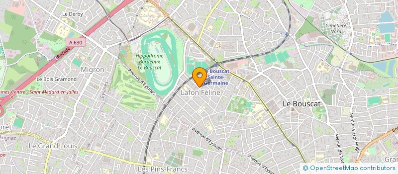 localisation de l'entreprise CRT SPORT  BORDEAUX