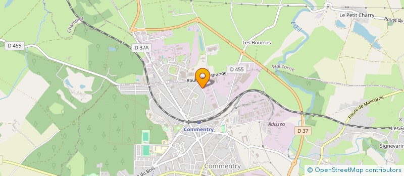 localisation de l'entreprise CRTD IMMO  COMMENTRY