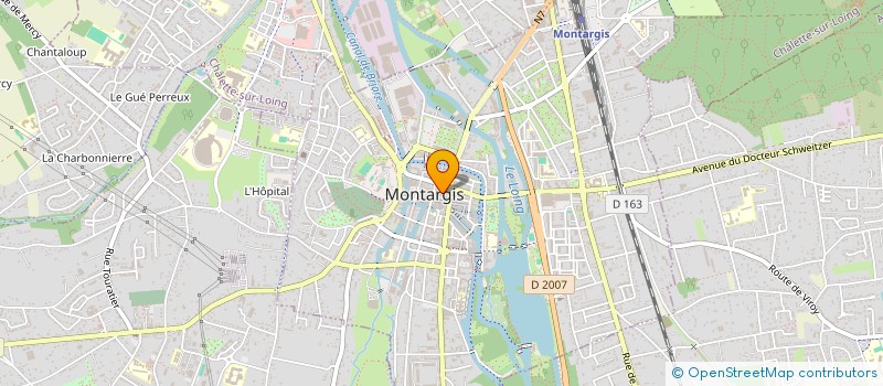 localisation de l'entreprise CRTJ à MONTARGIS