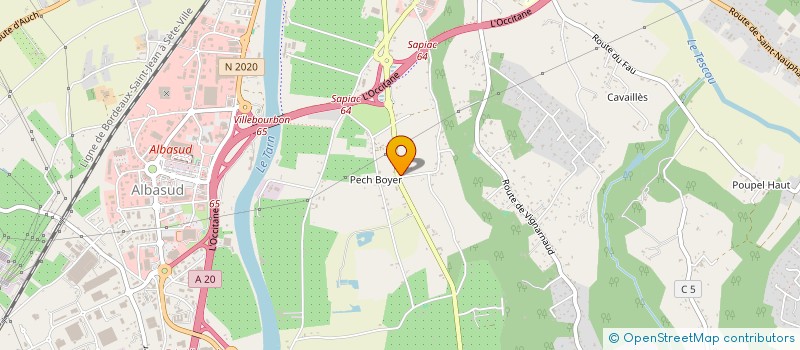 localisation de l'entreprise CRTP  MONTAUBAN