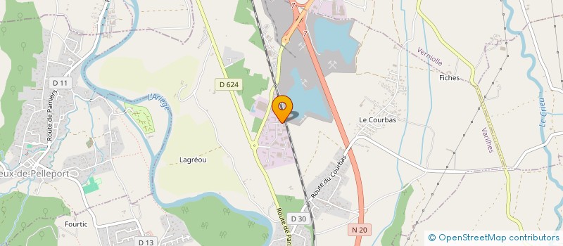 localisation de l'entreprise CRTP à VARILHES