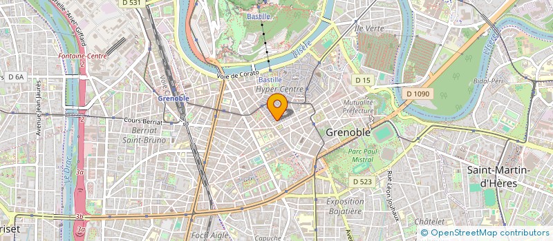 localisation de l'entreprise CRTST  GRENOBLE