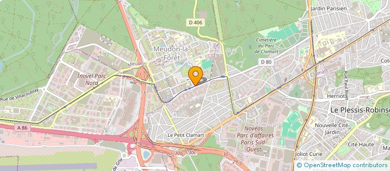 localisation de l'entreprise CRTT 2 à MEUDON