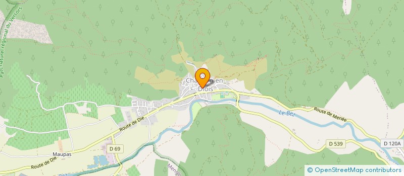 localisation de l'entreprise CRU SAUVAGE  CHATILLON-EN-DIOIS