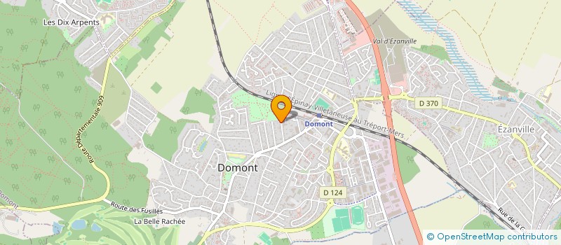 localisation de l'entreprise CRUCEM ALIGNED  DOMONT