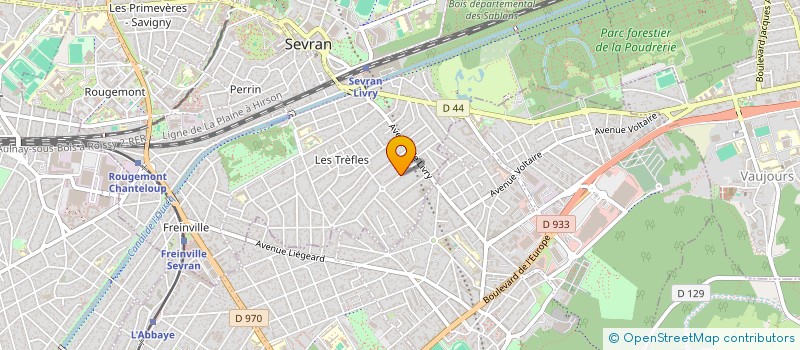 localisation de l'entreprise CRUDU BATIMENT à SEVRAN