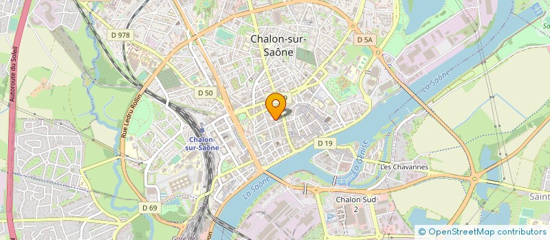 localisation de l'entreprise CRUPOTE à CHALON-SUR-SAONE