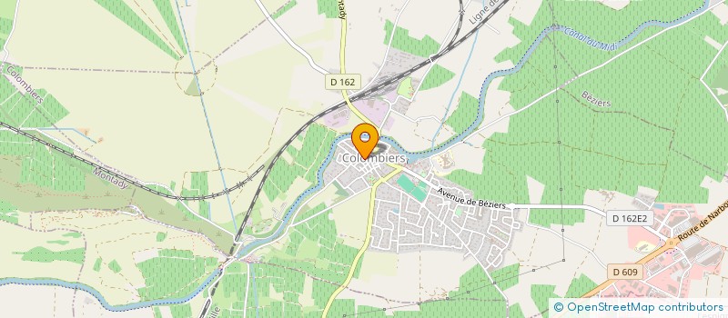 localisation de l'entreprise CRUS & ALLIANCES à COLOMBIERS