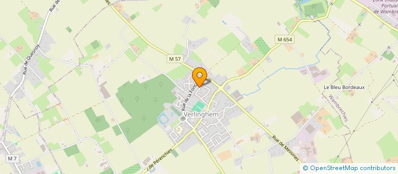 localisation de l'entreprise CRUS ET CLIMATS à VERLINGHEM