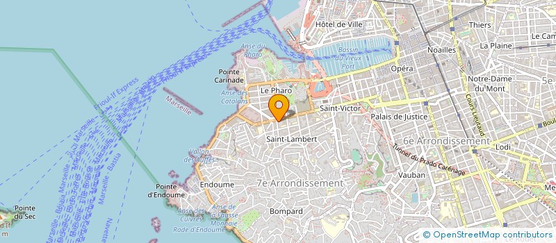localisation de l'entreprise CRUSH à MARSEILLE