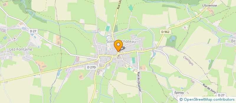 localisation de l'entreprise CRUSH BURGER  SOLRE-LE-CHATEAU