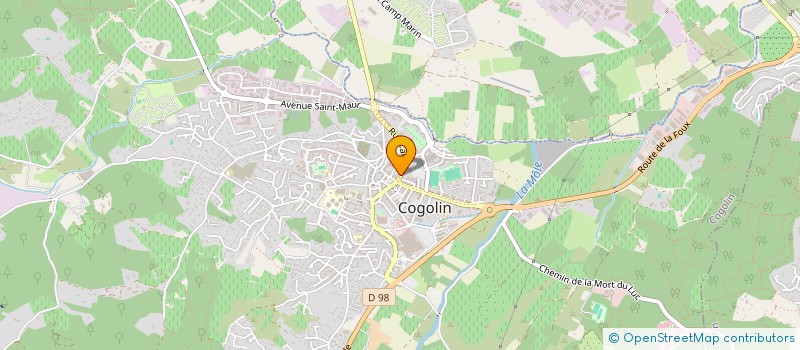 localisation de l'entreprise CRUSHY  COGOLIN