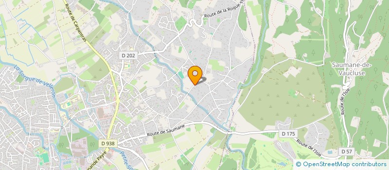 localisation de l'entreprise CRUSOE  L'ISLE-SUR-LA-SORGUE