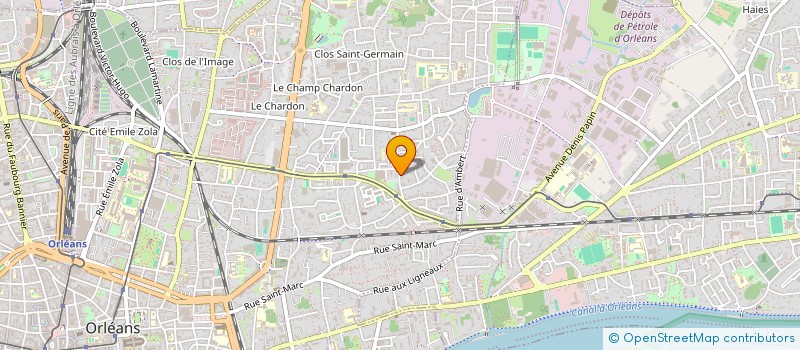 localisation de l'entreprise CRUST CHICKEN & BURGER FRANCHISE à ORLEANS