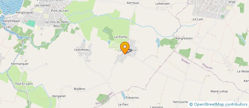 localisation de l'entreprise CRUSTACES DU GOLFE à PLOUGOUMELEN