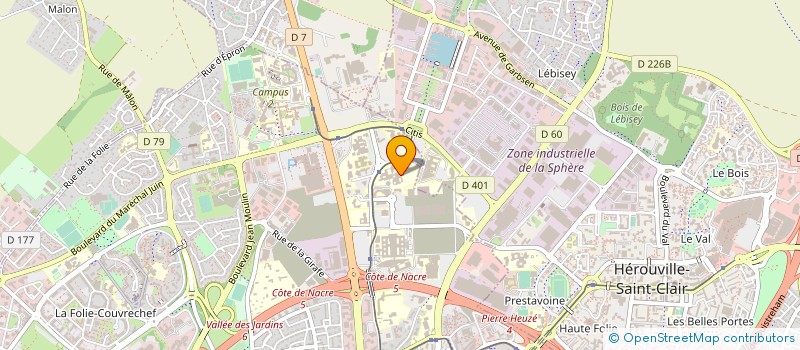 localisation de l'entreprise CRUSUTIS à CAEN