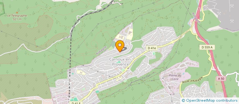 localisation de l'entreprise CRUVELLIER à CARNOUX-EN-PROVENCE