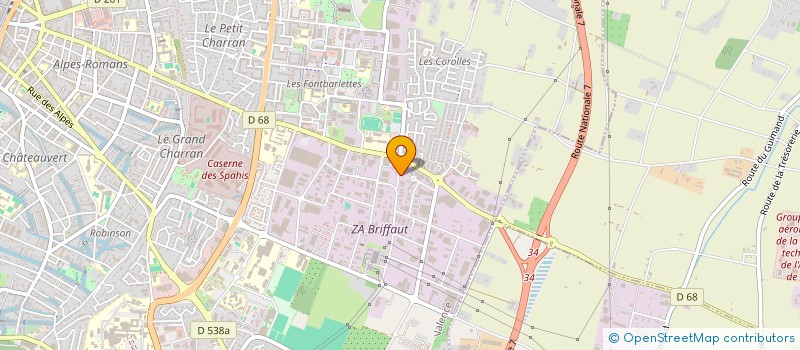 localisation de l'entreprise CRUX SNACKS  VALENCE