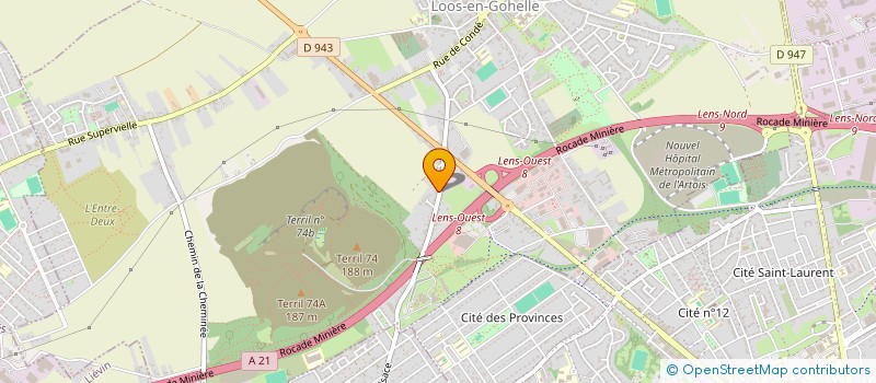 localisation de l'entreprise CRUYPANDCO  LOOS-EN-GOHELLE