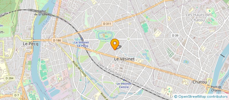 localisation de l'entreprise CRUYSSEN à LE VESINET
