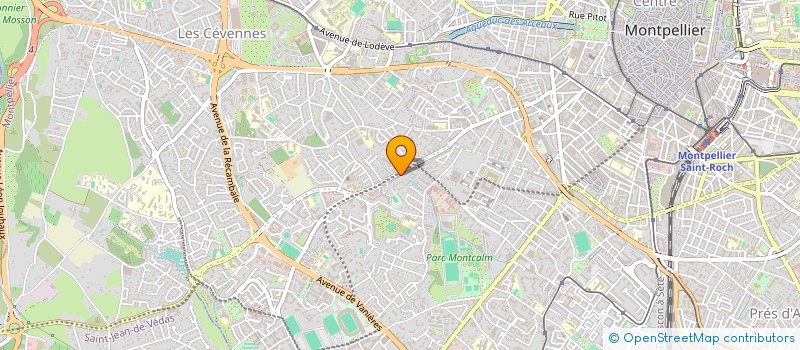 localisation de l'entreprise CRUZ à MONTPELLIER