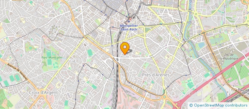 localisation de l'entreprise CRUZ à MONTPELLIER