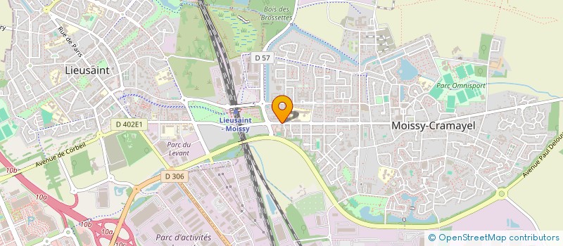 localisation de l'entreprise CRUZ DRIVING à MOISSY-CRAMAYEL