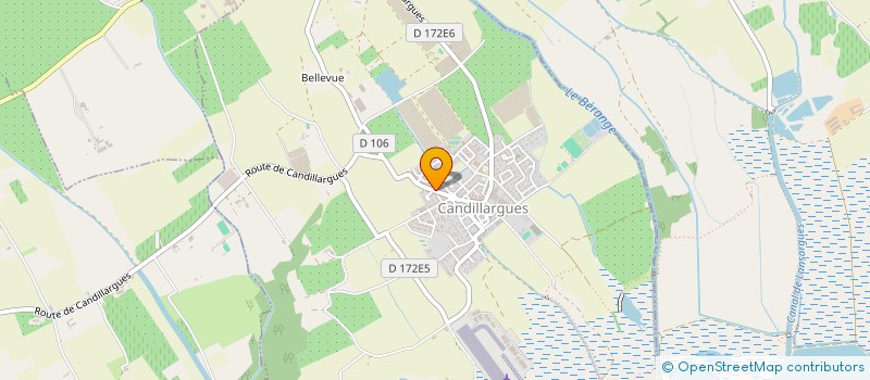 localisation de l'entreprise CRUZ ELEC 34 à CANDILLARGUES