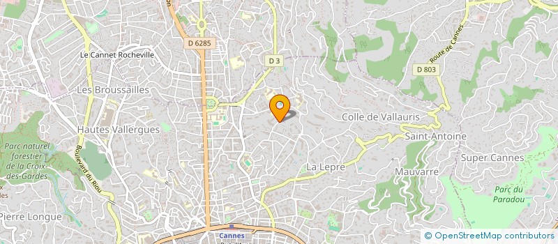 localisation de l'entreprise CRUZ EVENTS  CANNES