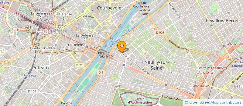 localisation de l'entreprise CRUZ FOOD NEUILLY à NEUILLY-SUR-SEINE