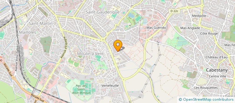 localisation de l'entreprise CRUZ-NET  PERPIGNAN