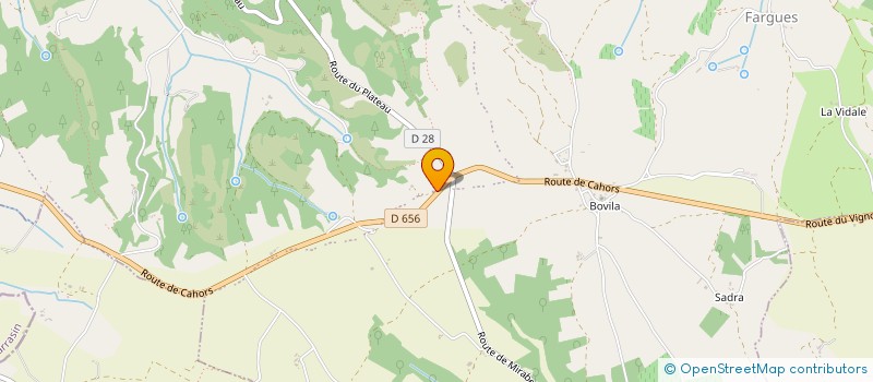 localisation de l'entreprise CRUZ ROBERT  PORTE-DU-QUERCY