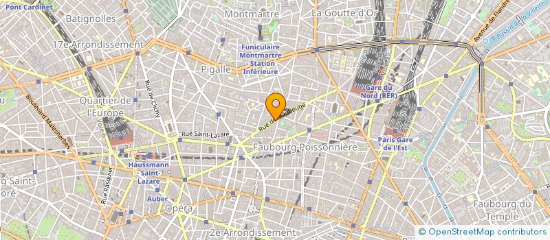 localisation de l'entreprise CRUZERE à PARIS