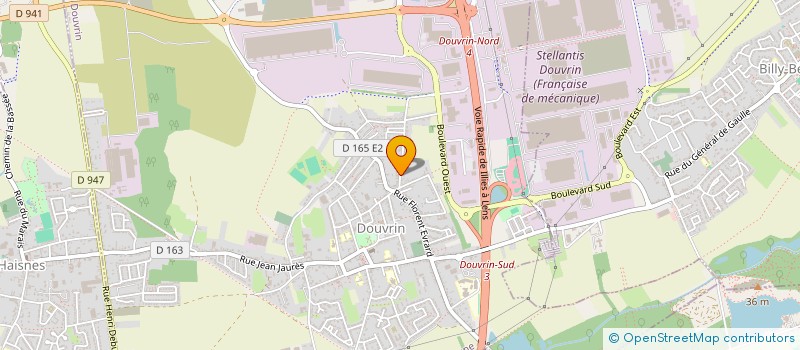 localisation de l'entreprise CRUZINOX FRANCE à DOUVRIN