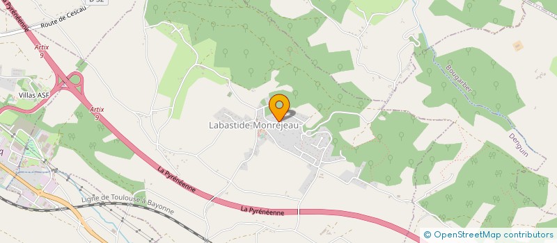 localisation de l'entreprise CRV à LABASTIDE-MONREJEAU