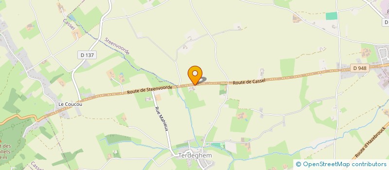 localisation de l'entreprise CRV à TERDEGHEM