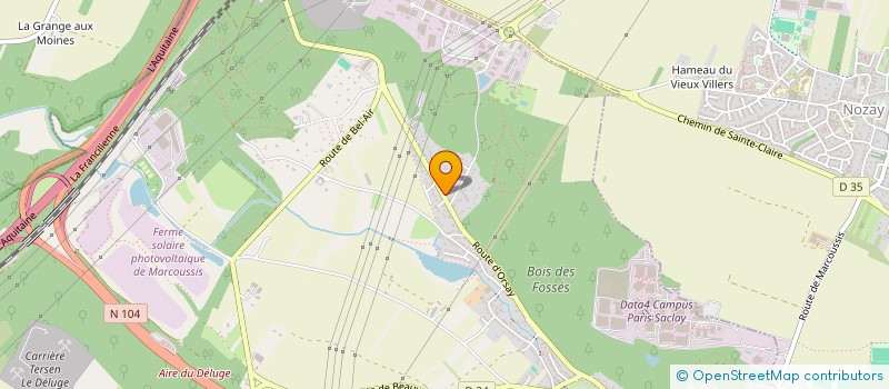 localisation de l'entreprise CRV  MARCOUSSIS