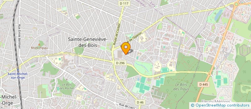localisation de l'entreprise CRV à SAINTE-GENEVIEVE-DES-BOIS