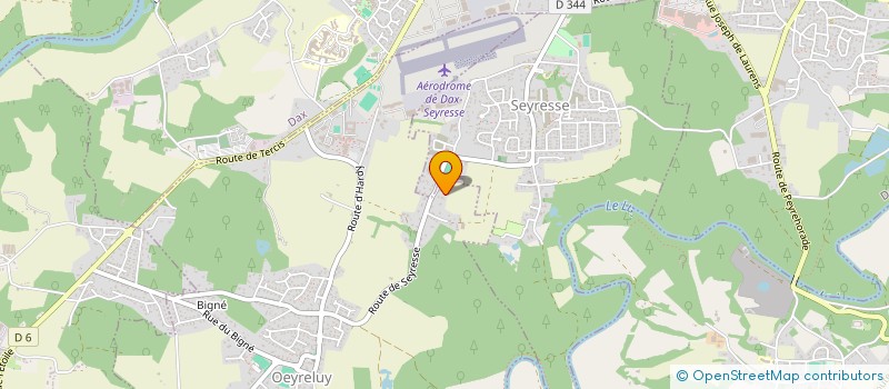 localisation de l'entreprise CRV CONSTRUCTION  OEYRELUY