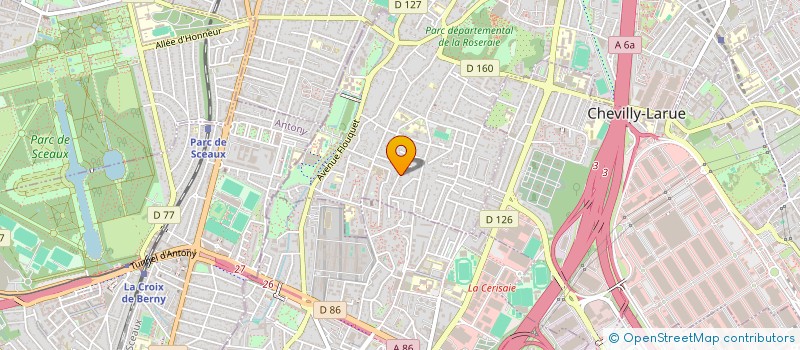 localisation de l'entreprise CRVTA INVEST  L'HAY-LES-ROSES