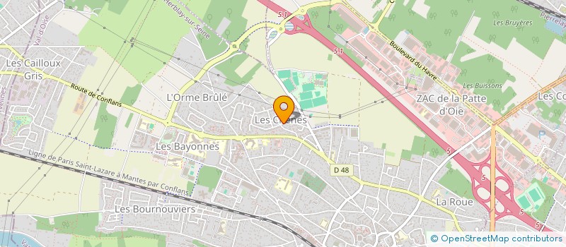 localisation de l'entreprise CRWN-F  HERBLAY-SUR-SEINE