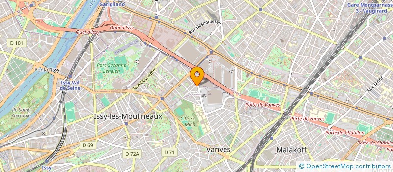 localisation de l'entreprise CRXM CONSEIL à ISSY-LES-MOULINEAUX