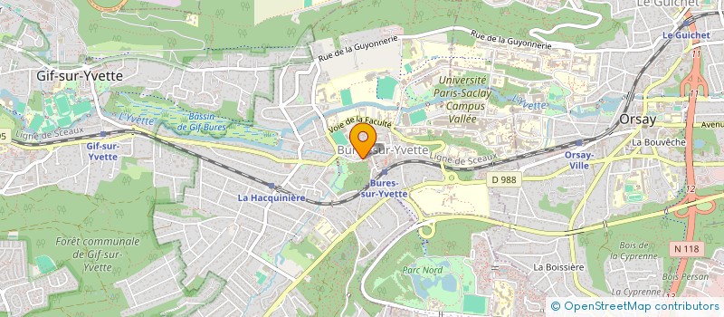 localisation de l'entreprise CRY THER  BURES-SUR-YVETTE