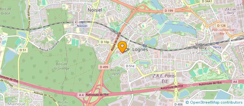 localisation de l'entreprise CRYANTAL à LOGNES