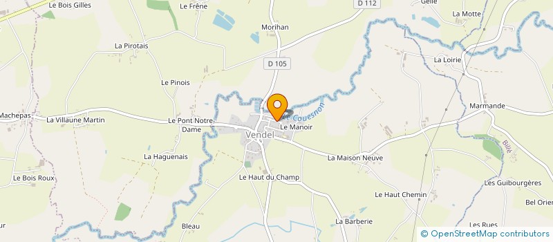 localisation de l'entreprise CRYBY IMMO  RIVES-DU-COUESNON