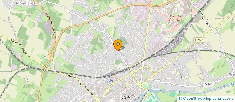 localisation de l'entreprise CRYD ENERGIE CONSULTING à DOLE