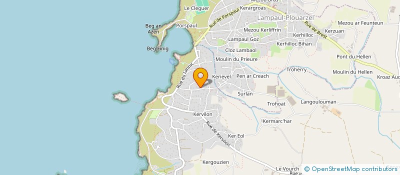 localisation de l'entreprise CRYL  PLOUARZEL