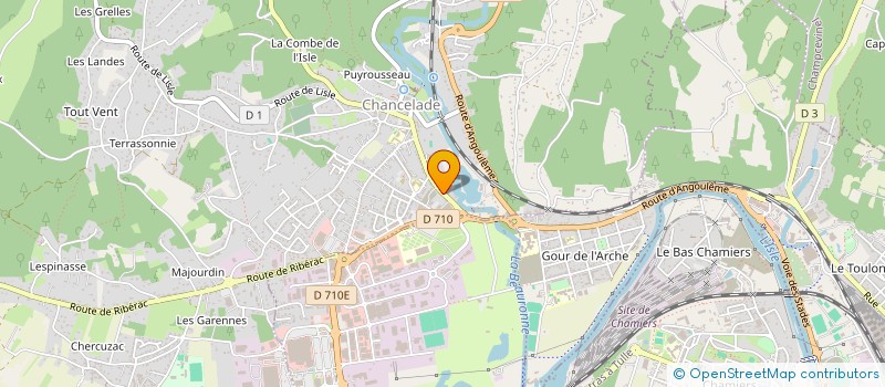 localisation de l'entreprise CRYM  CHANCELADE